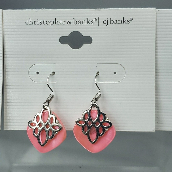 3 FOR $12 Christopher & banks 3 pair ear set - Picture 3 of 4